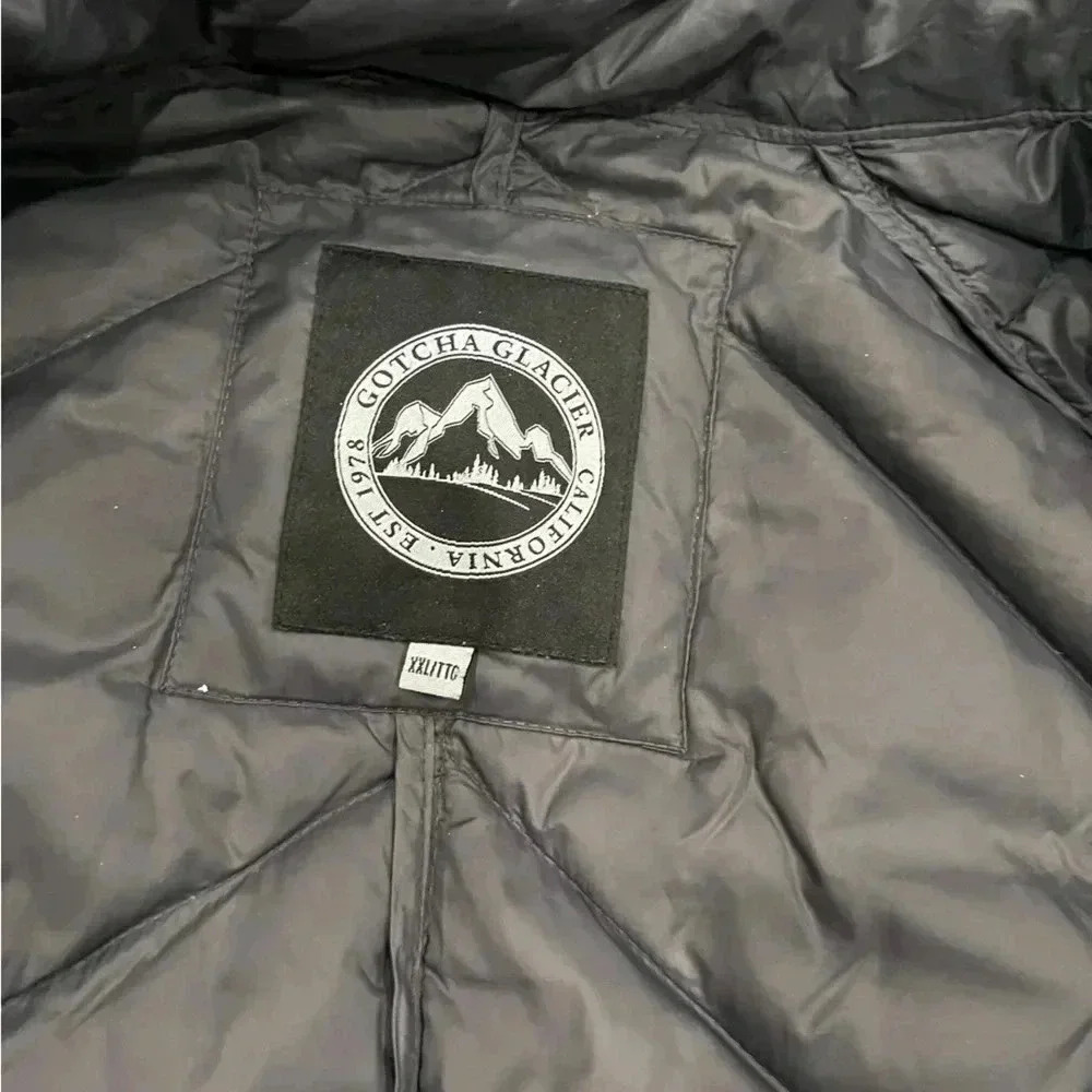 [XXL]Gotcha  Glacier Light Gray 3-in-1 Down DUVET Outer Puffer Jacket - Picture 4 of 10